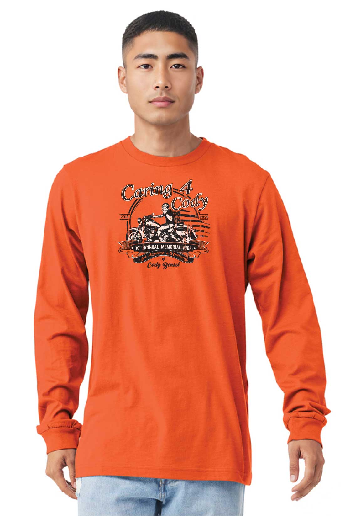 Caring 4 Cody 2026 Orange Unisex Long Sleeve